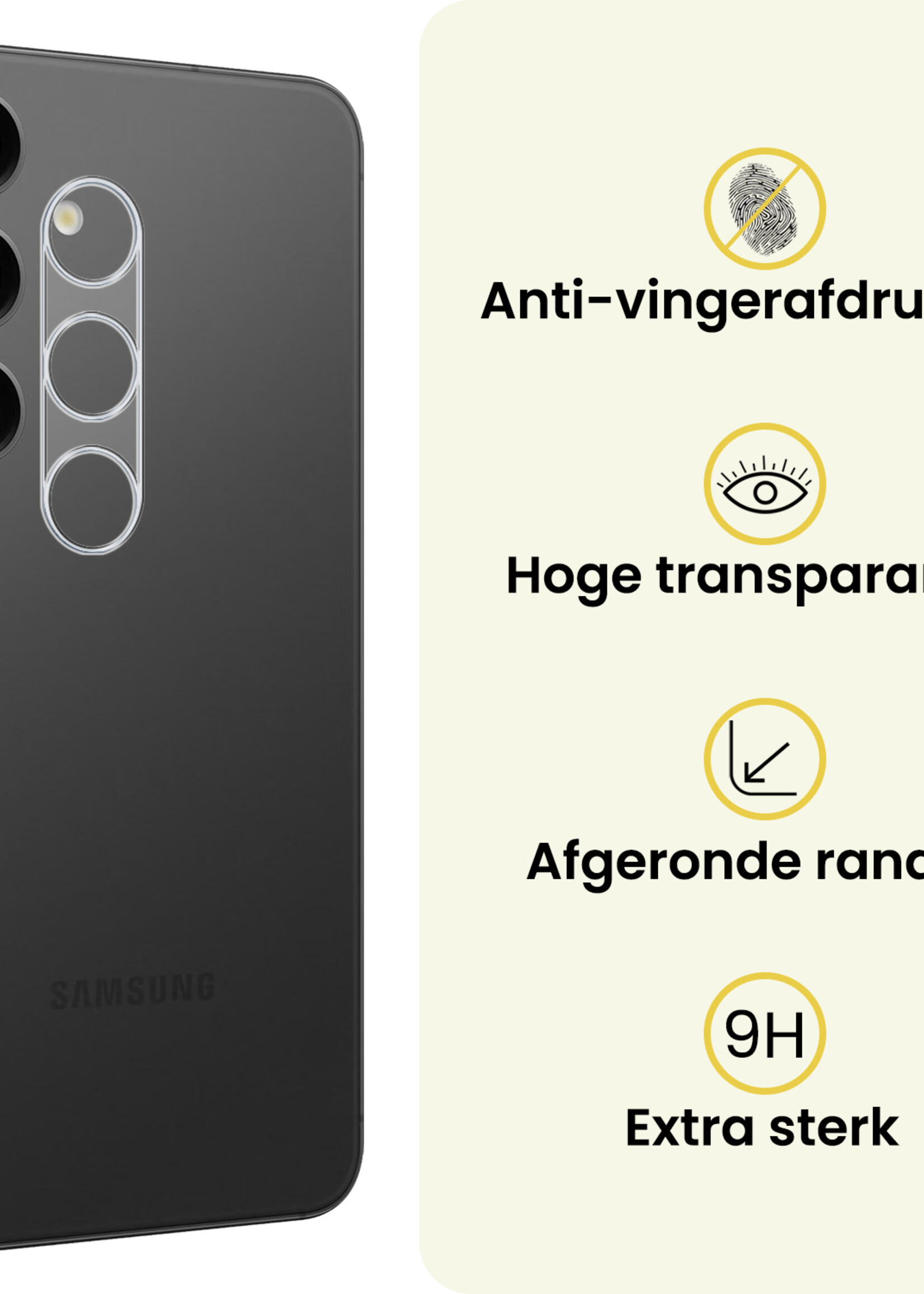 LUQ LUQ Samsung Galaxy S25 Camera Screenprotector - 2 PACK