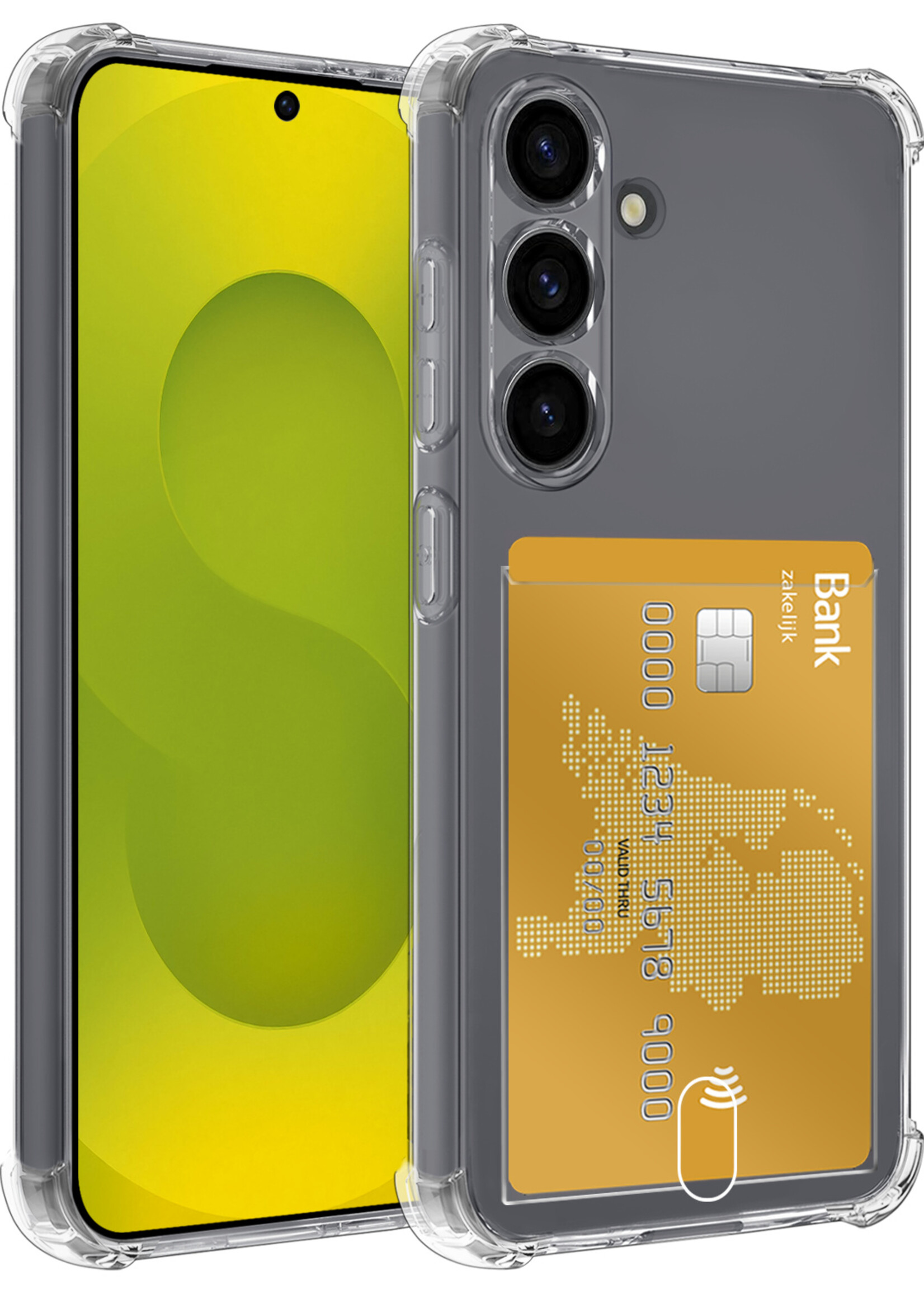 LUQ LUQ Samsung Galaxy S25 Hoesje Pashouder