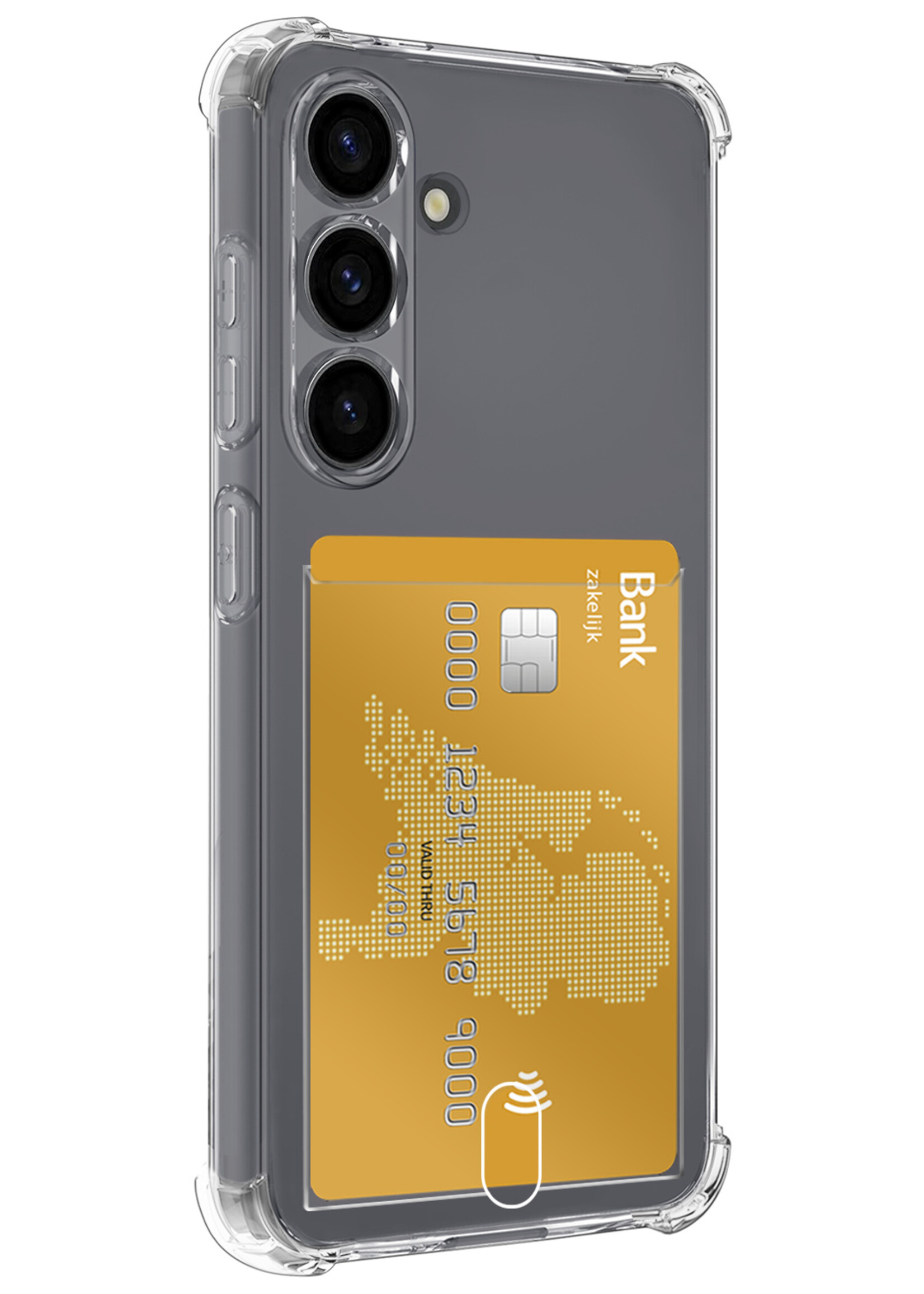 LUQ LUQ Samsung Galaxy S25 Hoesje Pashouder