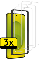 LUQ LUQ Samsung Galaxy S25 Plus Screenprotector Met Installatieframe - 3 PACK