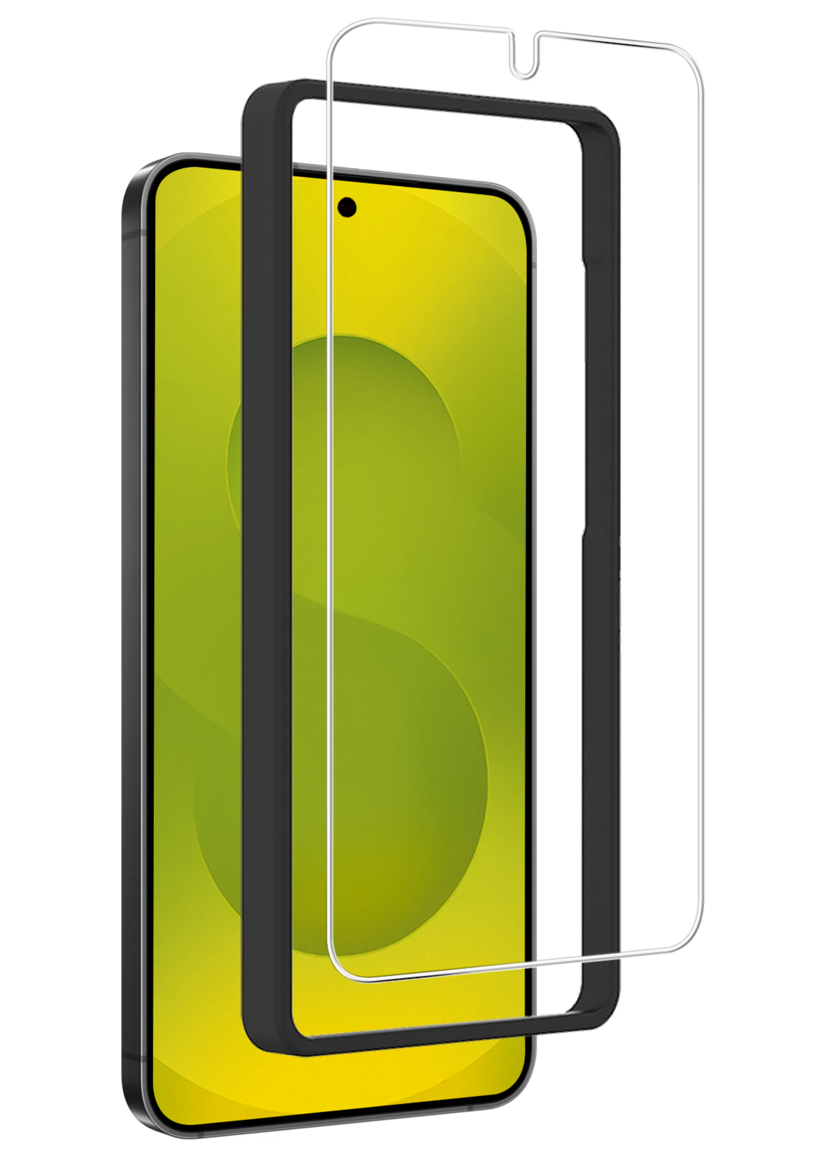 LUQ LUQ Samsung Galaxy S25 Screenprotector Met Installatieframe