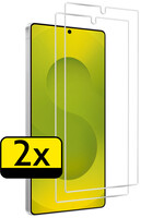 LUQ LUQ Samsung Galaxy S25 Ultra Screenprotector Glas - 2 PACK