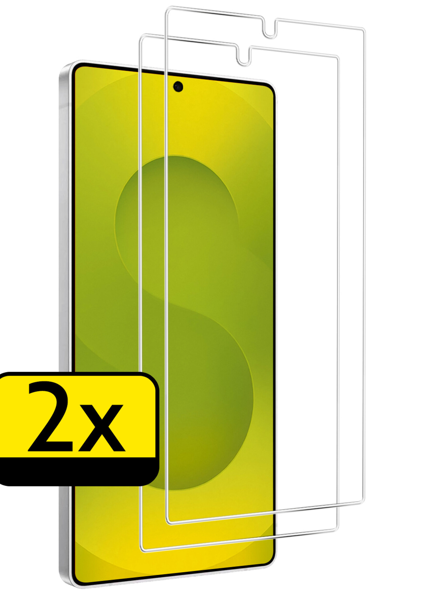 LUQ LUQ Samsung Galaxy S25 Ultra Screenprotector Glas - 2 PACK