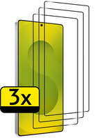 LUQ LUQ Samsung Galaxy S25 Ultra Screenprotector Glas Full Cover - 3 PACK