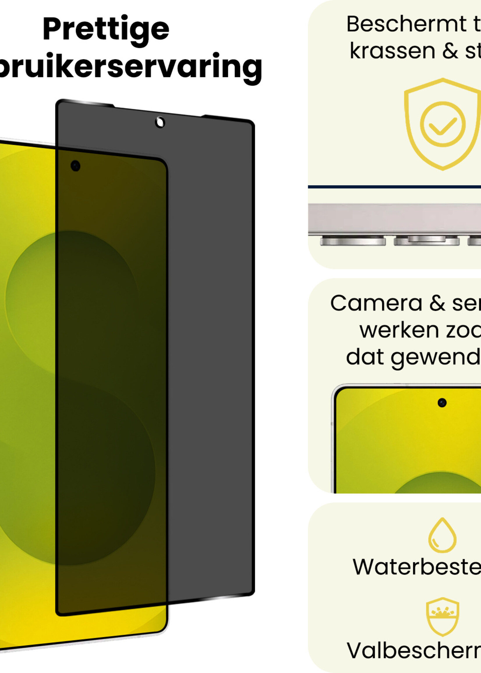 LUQ LUQ Samsung Galaxy S25 Ultra Screenprotector Glas Privacy