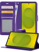 LUQ LUQ Samsung Galaxy S25 Ultra Hoesje Bookcase - Paars