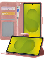 LUQ LUQ Samsung Galaxy S25 Ultra Hoesje Bookcase - Rose Goud