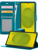 LUQ LUQ Samsung Galaxy S25 Ultra Hoesje Bookcase - Turquoise