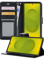 LUQ LUQ Samsung Galaxy S25 Ultra Hoesje Bookcase - Zwart