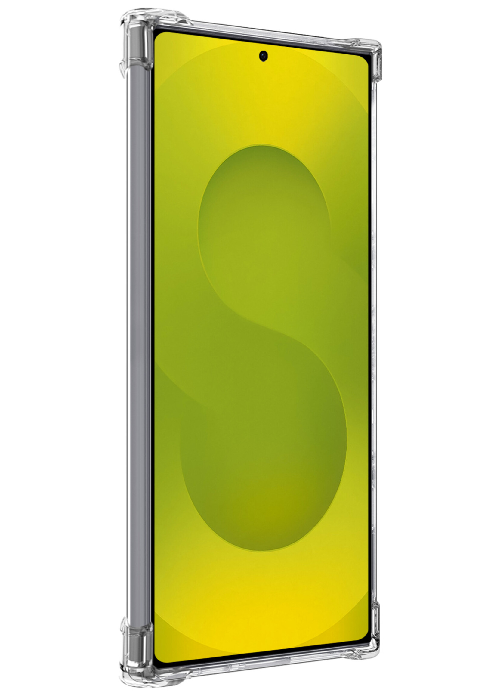 LUQ LUQ Samsung Galaxy S25 Ultra Hoesje Shockproof Met 2x Screenprotector