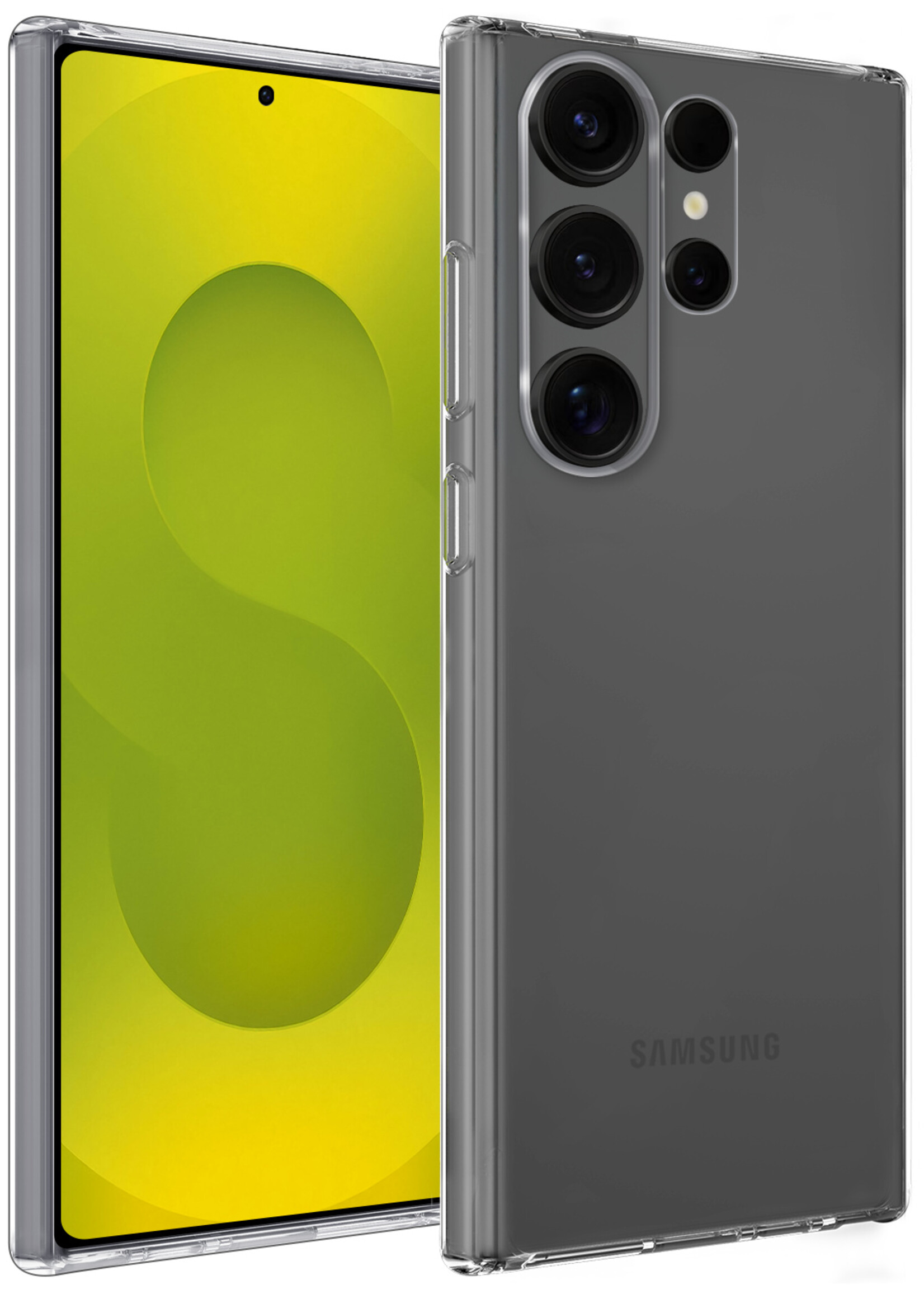 LUQ LUQ Samsung Galaxy S25 Ultra Hoesje Siliconen - Transparant