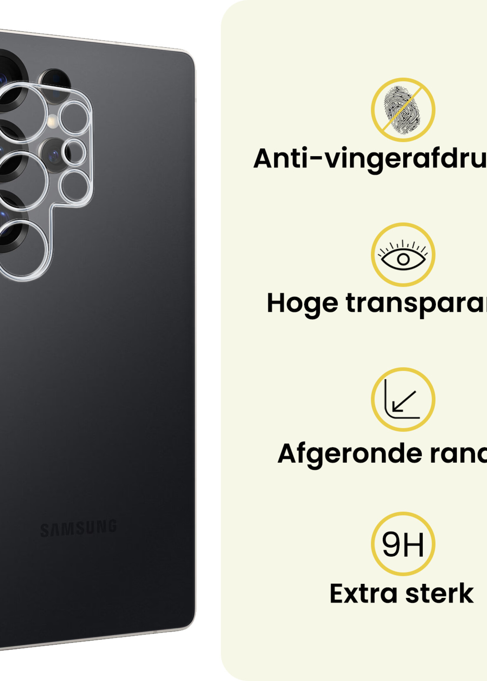 LUQ LUQ Samsung Galaxy S25 Ultra Camera Screenprotector
