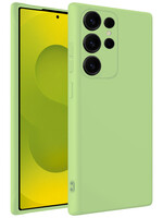 LUQ LUQ Samsung Galaxy S25 Ultra Hoesje Siliconen - Groen