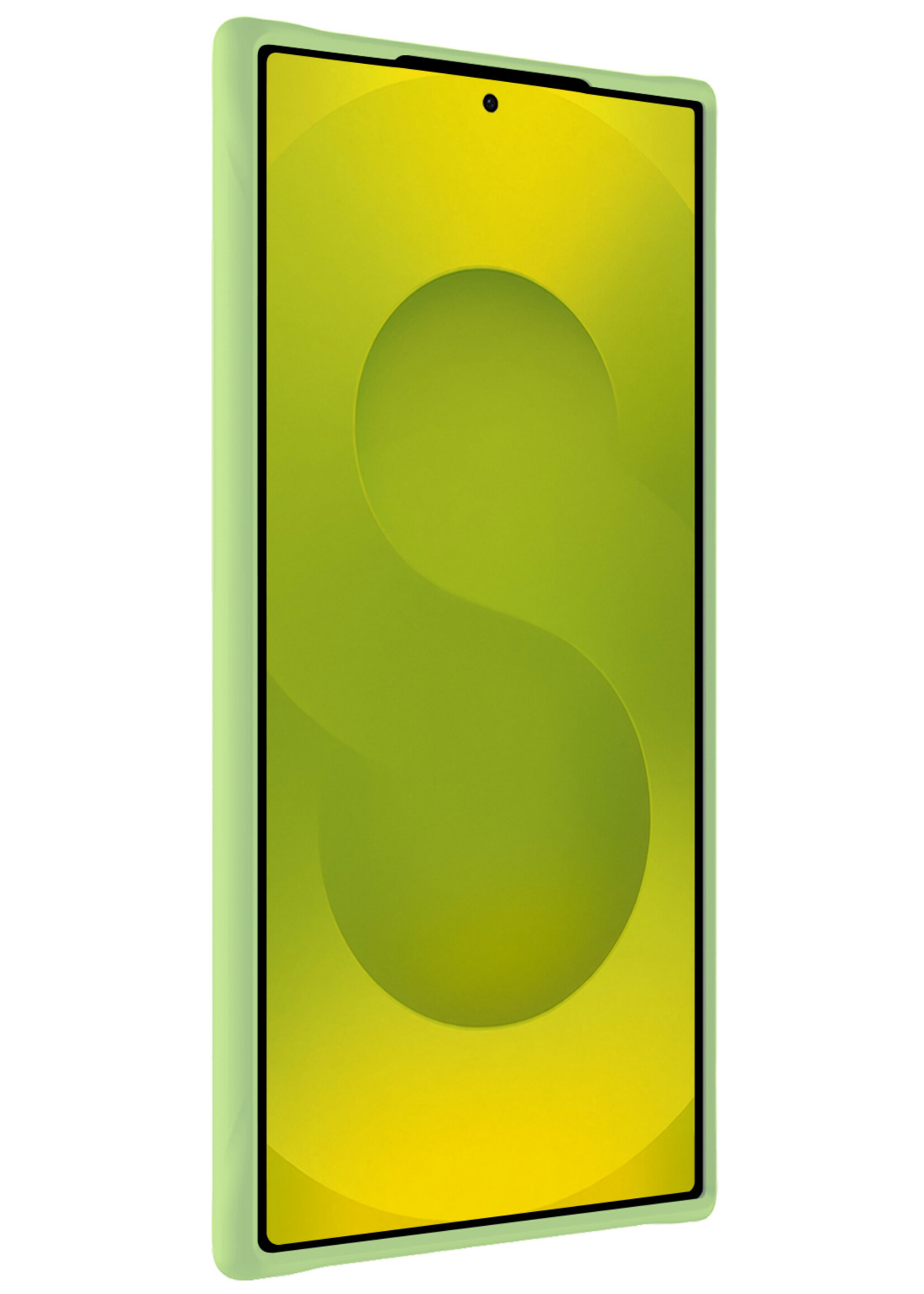 LUQ LUQ Samsung Galaxy S25 Ultra Hoesje Siliconen - Groen