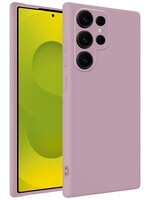 LUQ LUQ Samsung Galaxy S25 Ultra Hoesje Siliconen - Lila