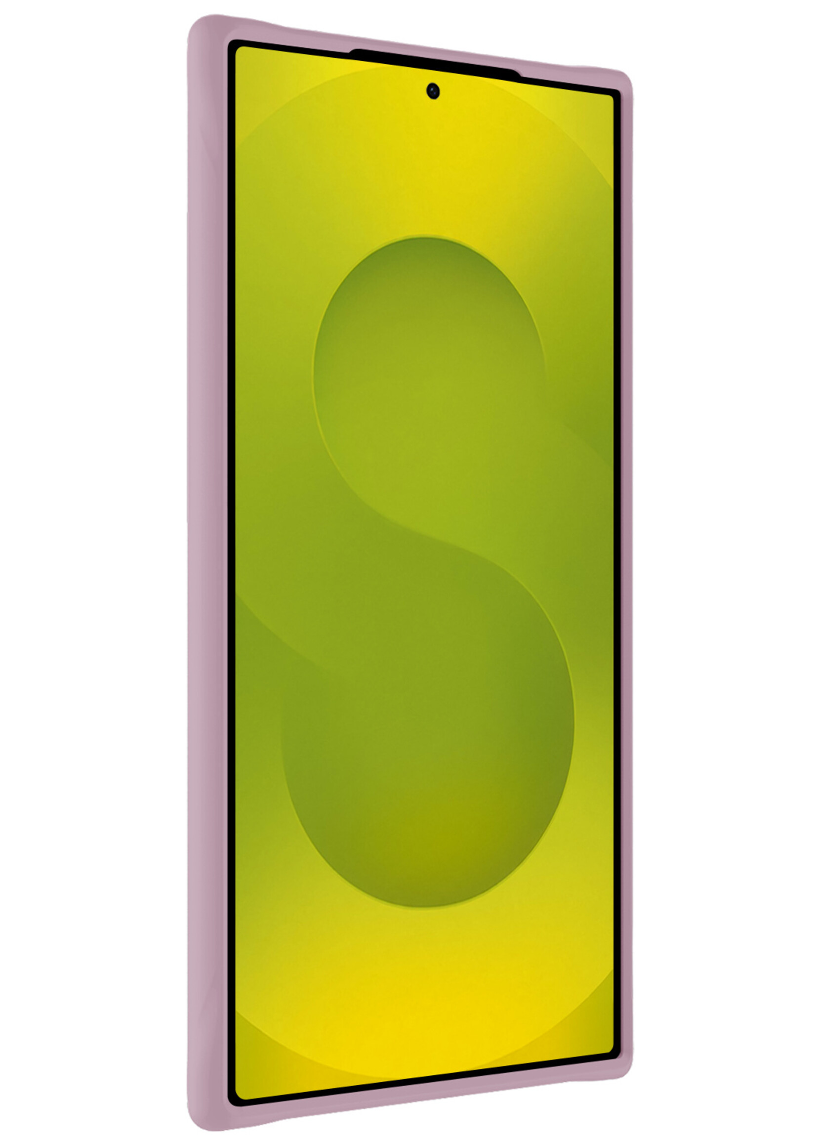 LUQ LUQ Samsung Galaxy S25 Ultra Hoesje Siliconen - Lila