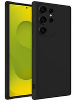 LUQ LUQ Samsung Galaxy S25 Ultra Hoesje Siliconen - Zwart