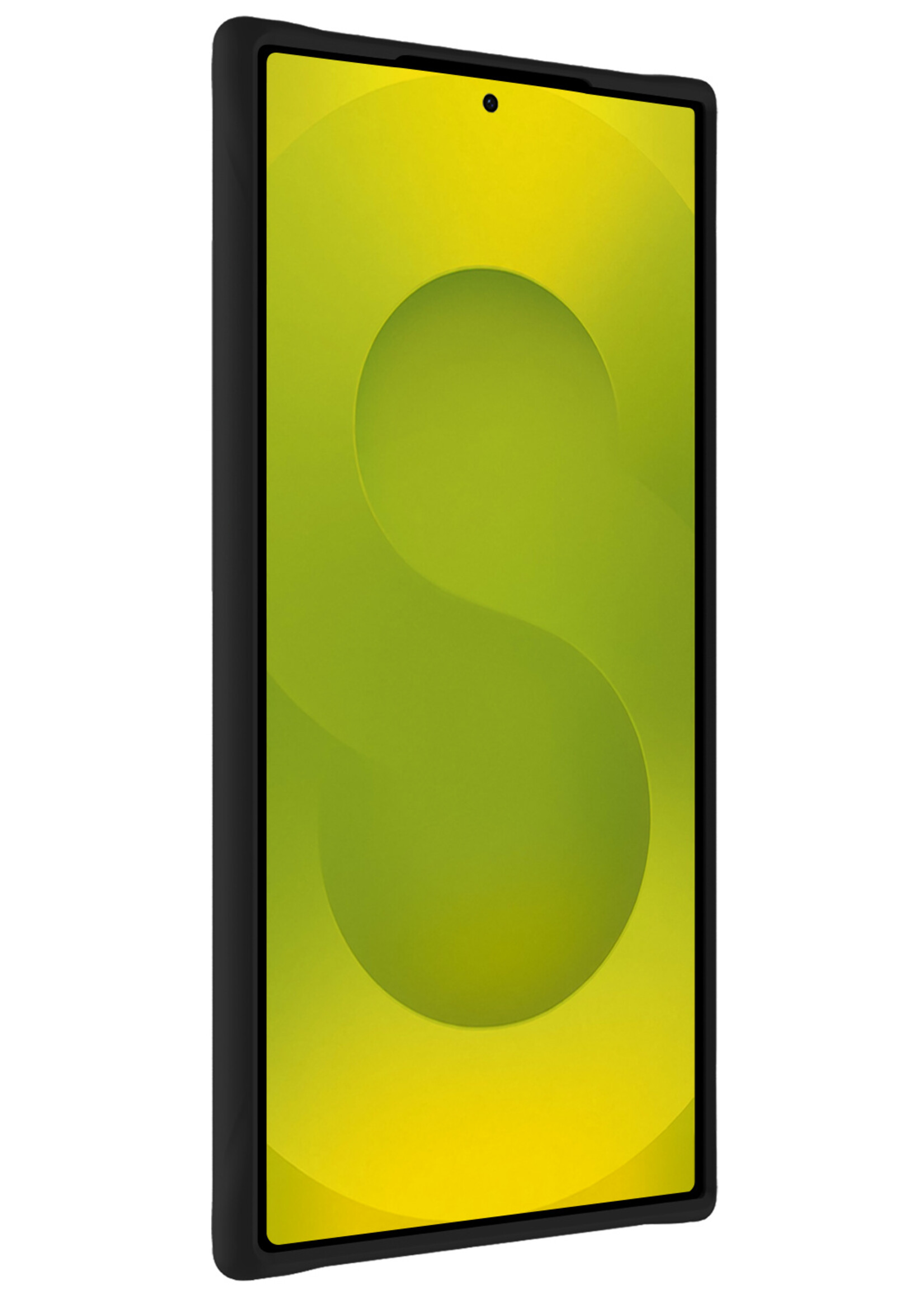 LUQ LUQ Samsung Galaxy S25 Ultra Hoesje Siliconen - Zwart - 2 PACK