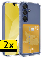 LUQ LUQ Samsung Galaxy A16 Hoesje Pashouder - 2 PACK
