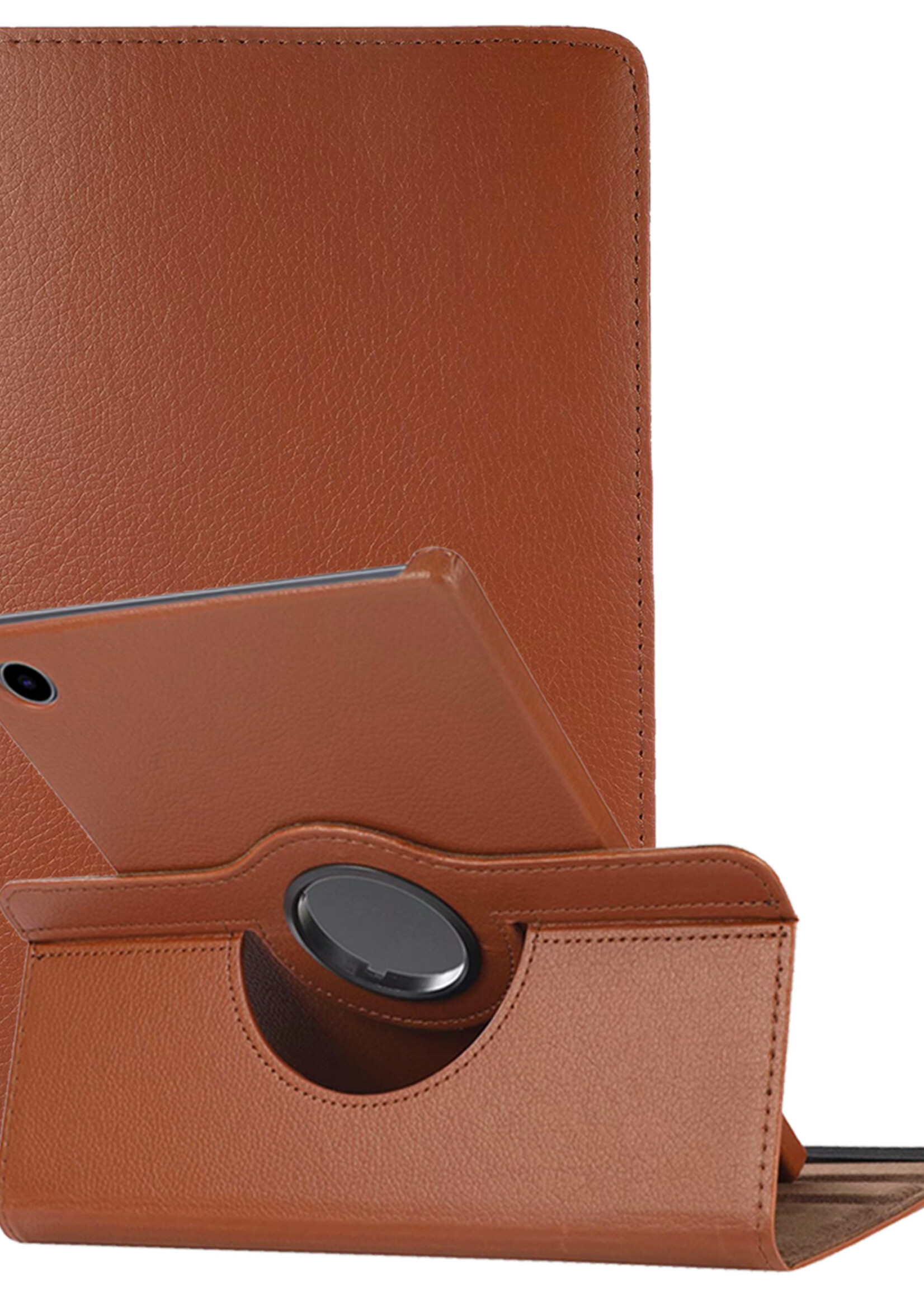 LUQ LUQ Samsung Galaxy Tab A9 Plus Hoes Draaibaar - Bruin