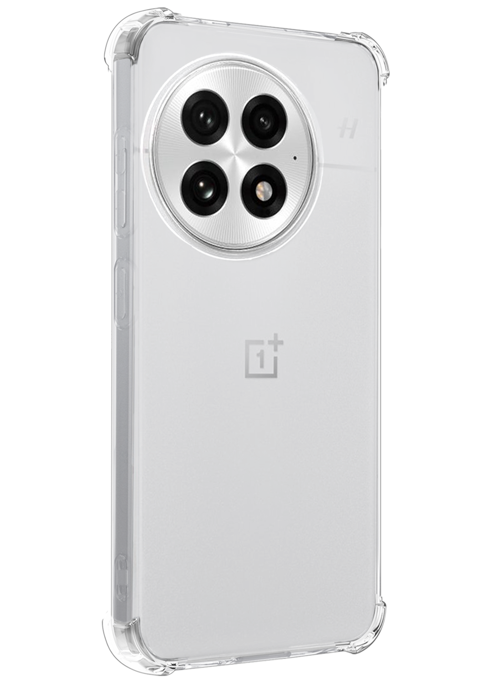 LUQ LUQ OnePlus 13R Hoesje Shockproof - Transparant - 2 PACK