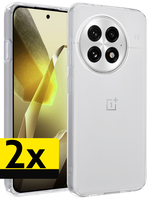 LUQ LUQ OnePlus 13R Hoesje Siliconen - Transparant - 2 PACK