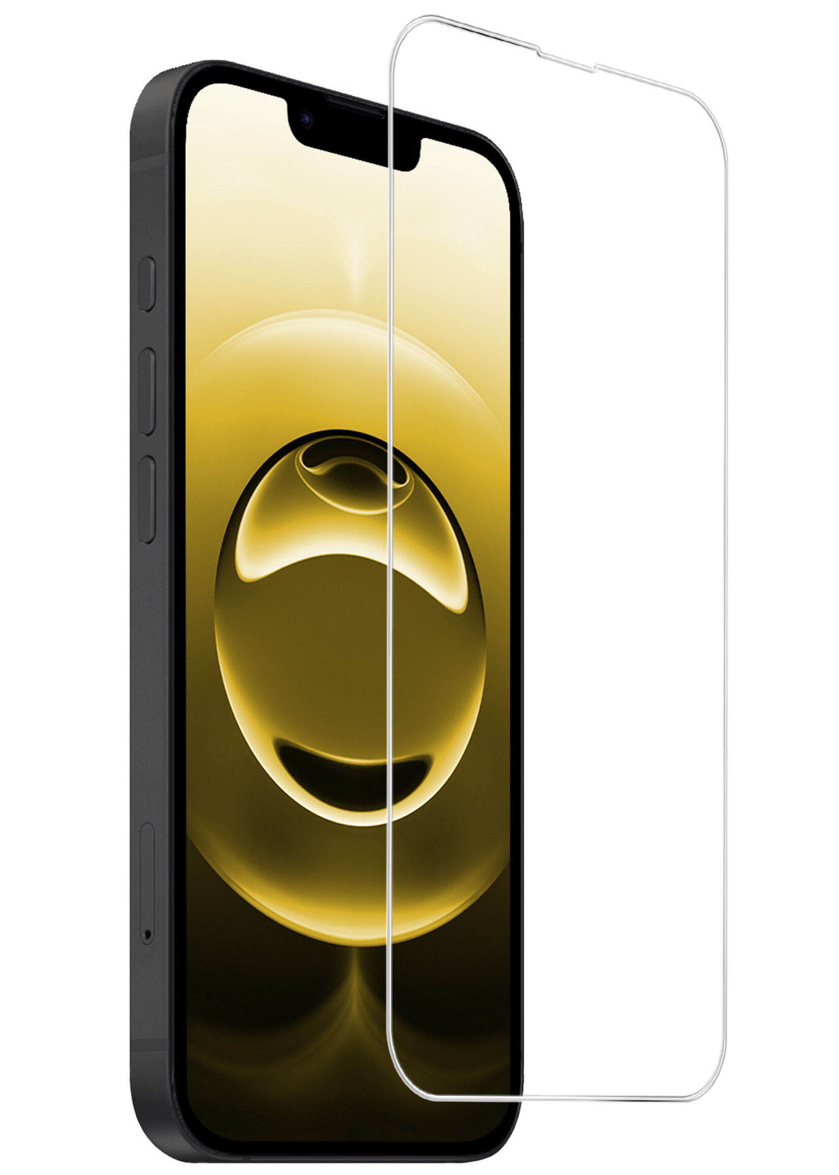 LUQ LUQ iPhone 16E Screenprotector Glas Met Dichte Notch