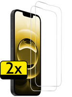 LUQ LUQ iPhone 16E Screenprotector Glas Met Dichte Notch - 2 PACK