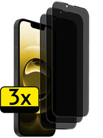 LUQ LUQ iPhone 16E Screenprotector Glas Privacy - 3 PACK