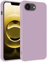 LUQ LUQ iPhone 16E Hoesje Siliconen - Lila