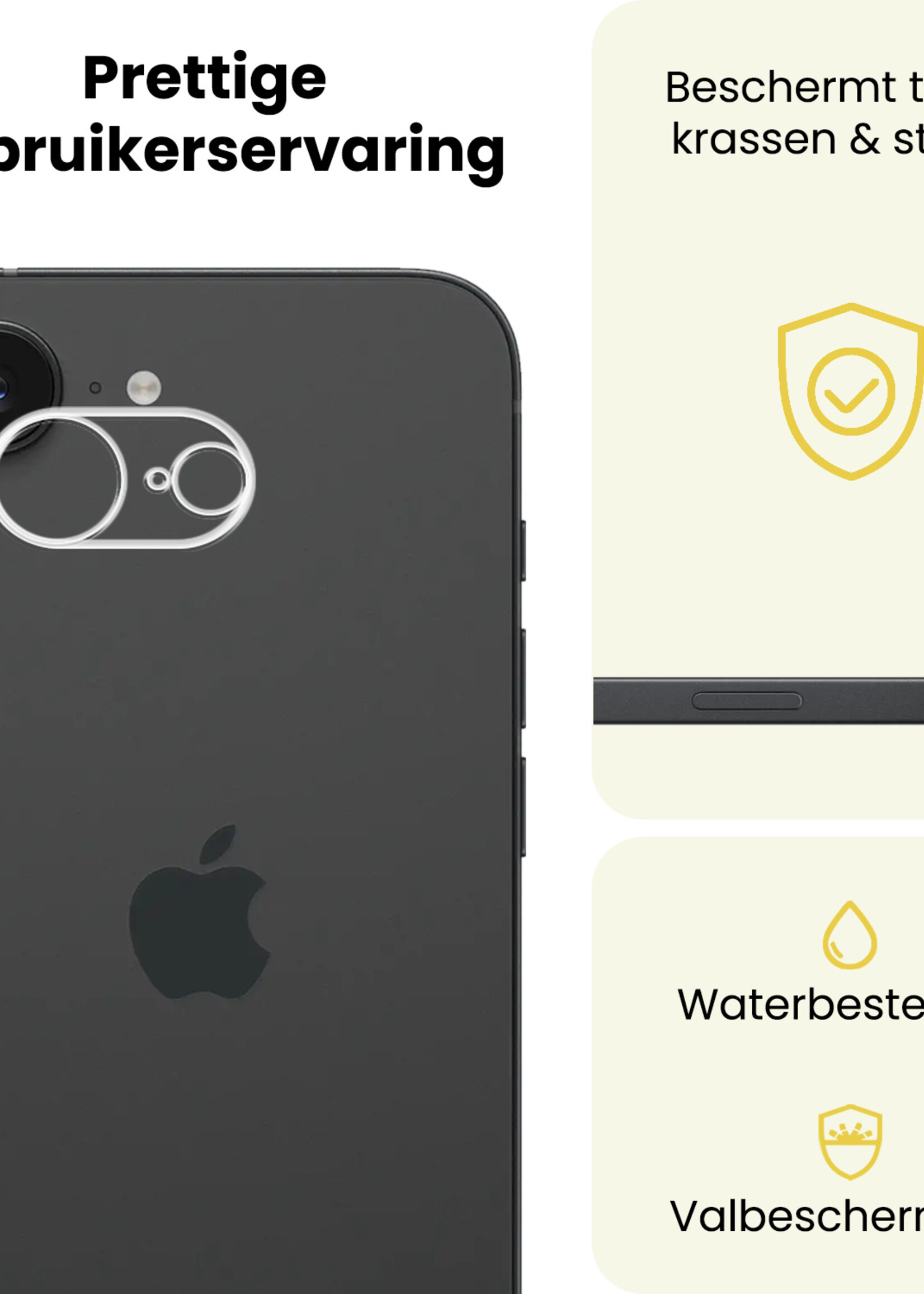 LUQ LUQ iPhone 16E Camera Screenprotector