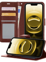 LUQ LUQ iPhone 16E Hoesje Bookcase - Bruin