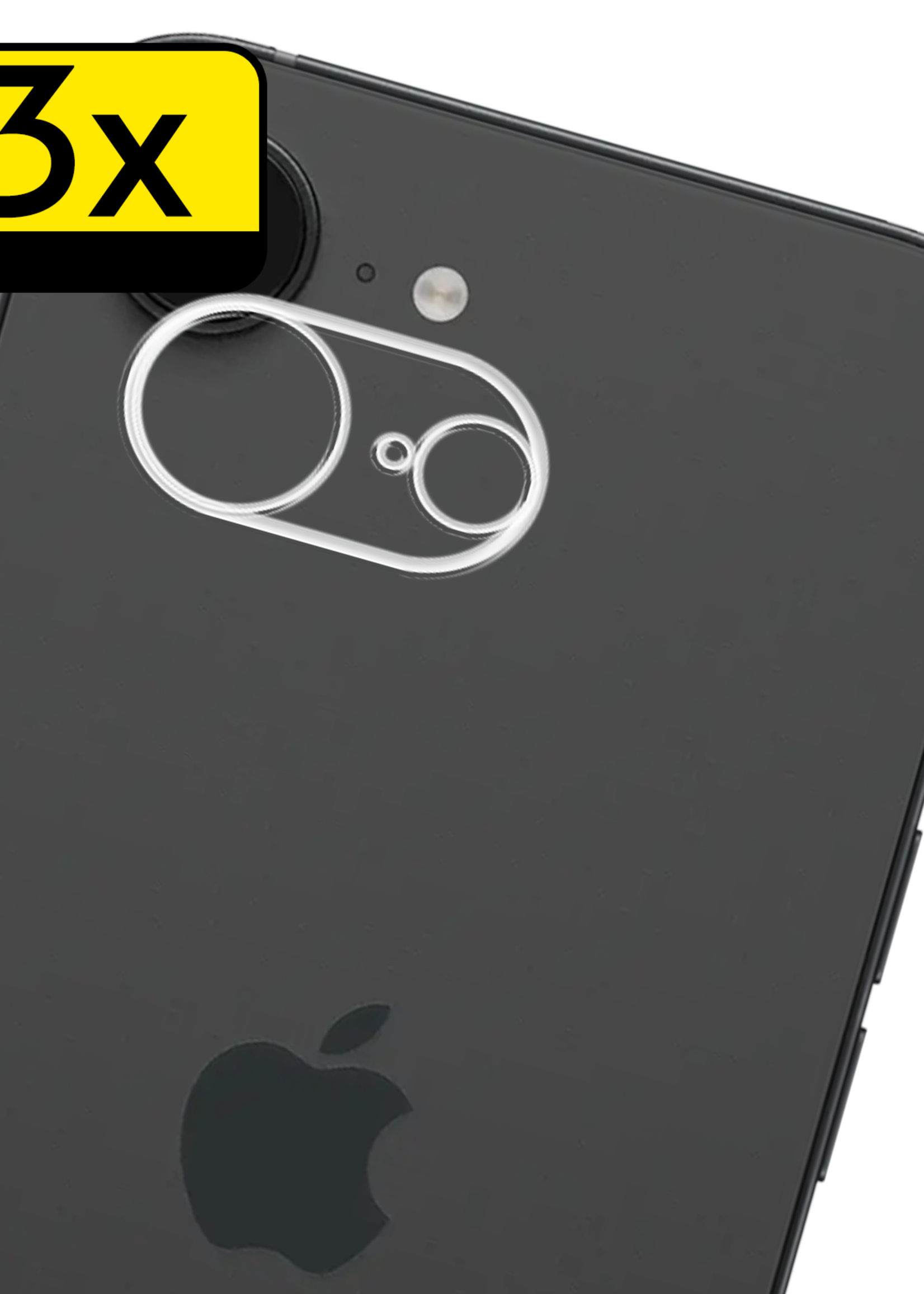 LUQ LUQ iPhone 16E Camera Screenprotector - 3 PACK