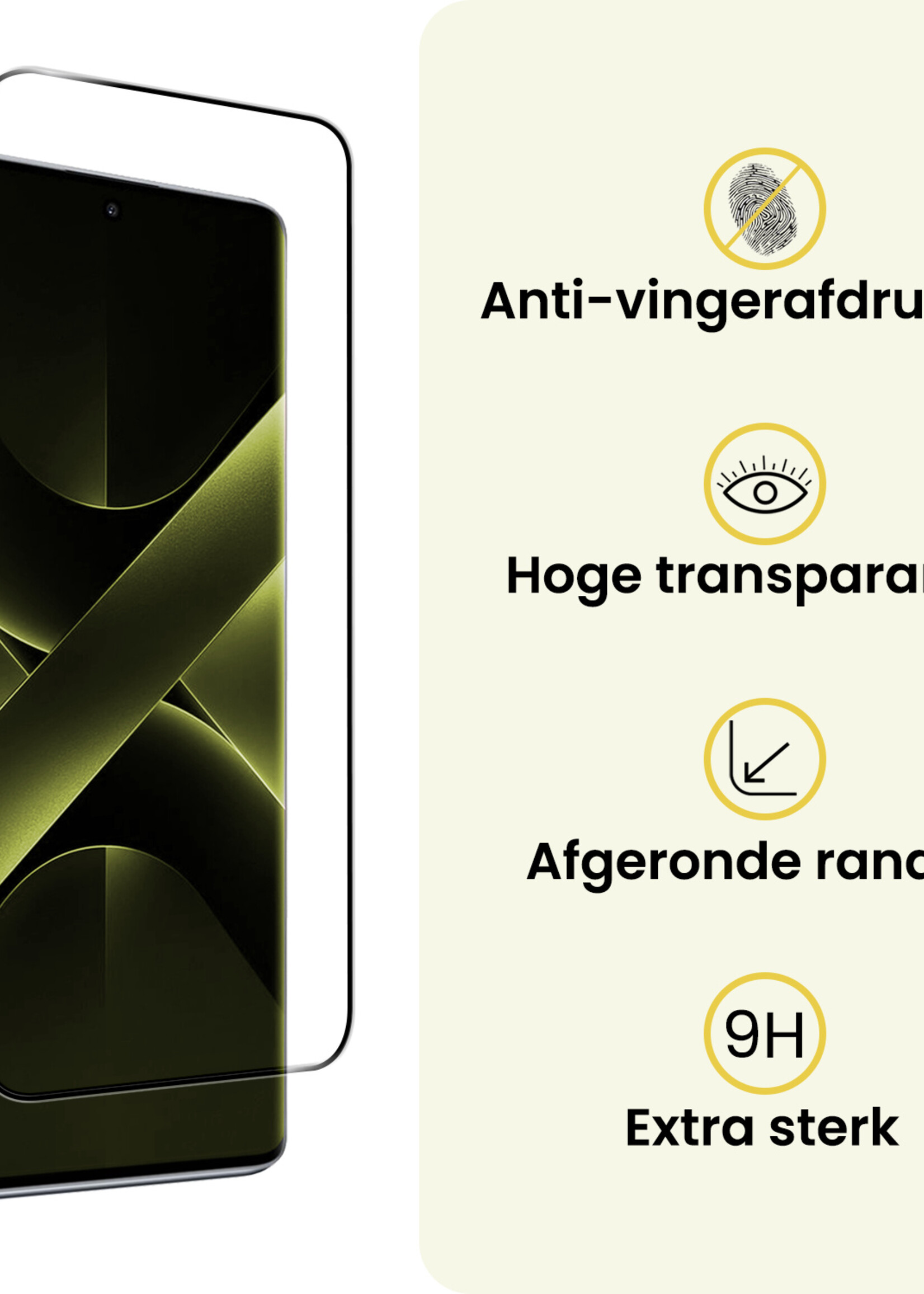 LUQ LUQ Xiaomi Poco X7 Screenprotector Glas  - 2 PACK