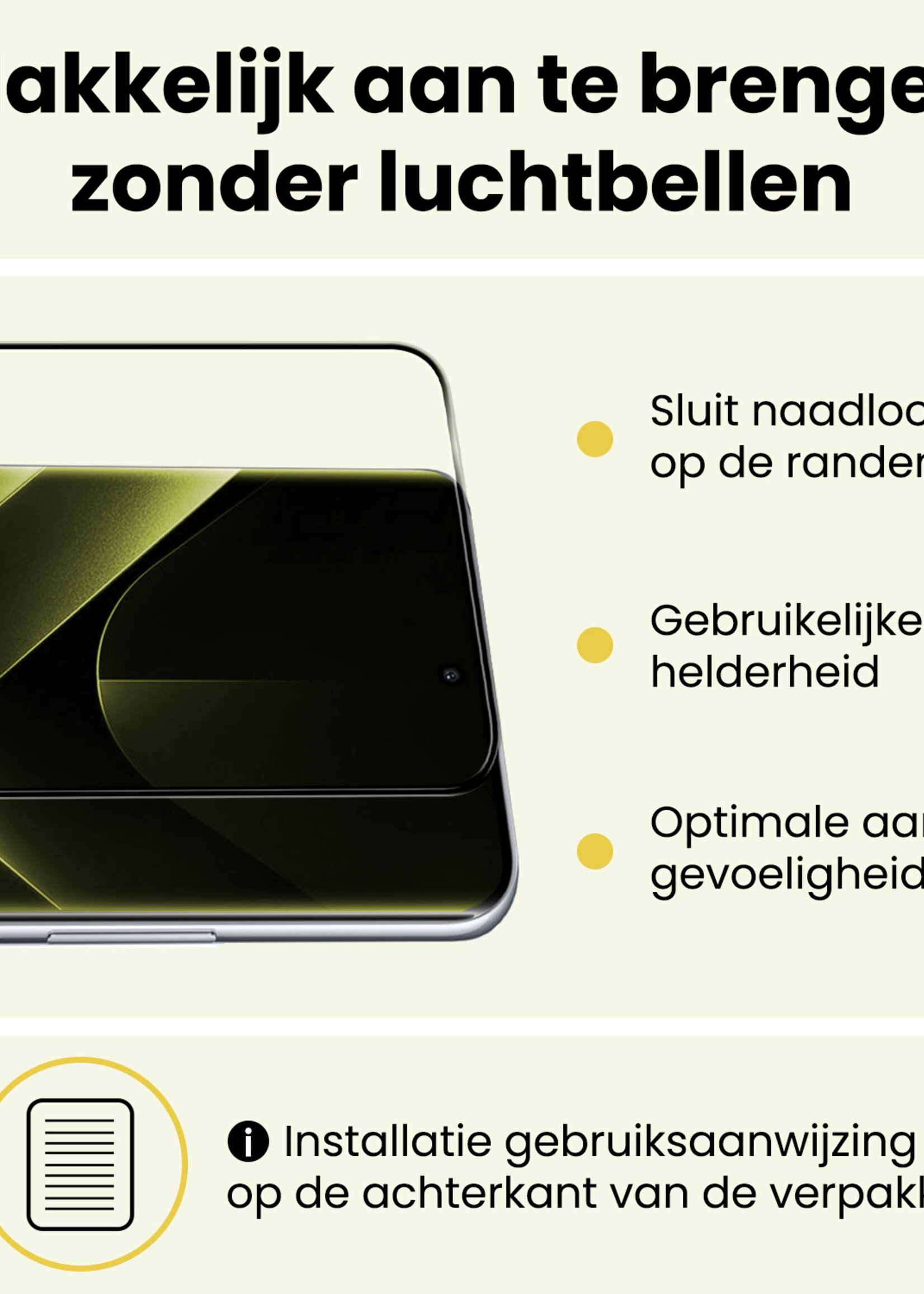 LUQ LUQ Xiaomi Poco X7 Screenprotector Glas  - 2 PACK