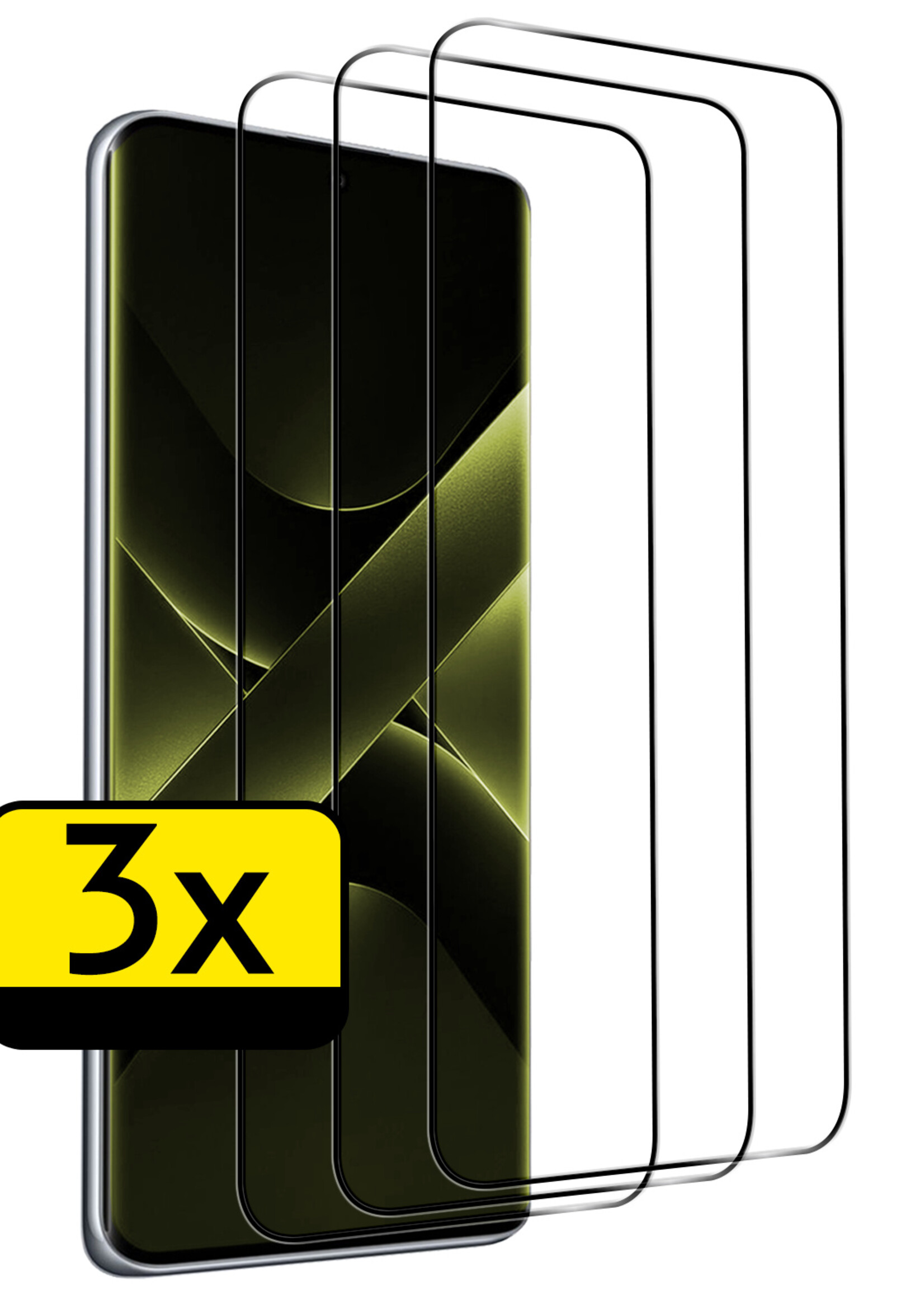 LUQ LUQ Xiaomi Poco X7 Screenprotector Glas  - 3 PACK