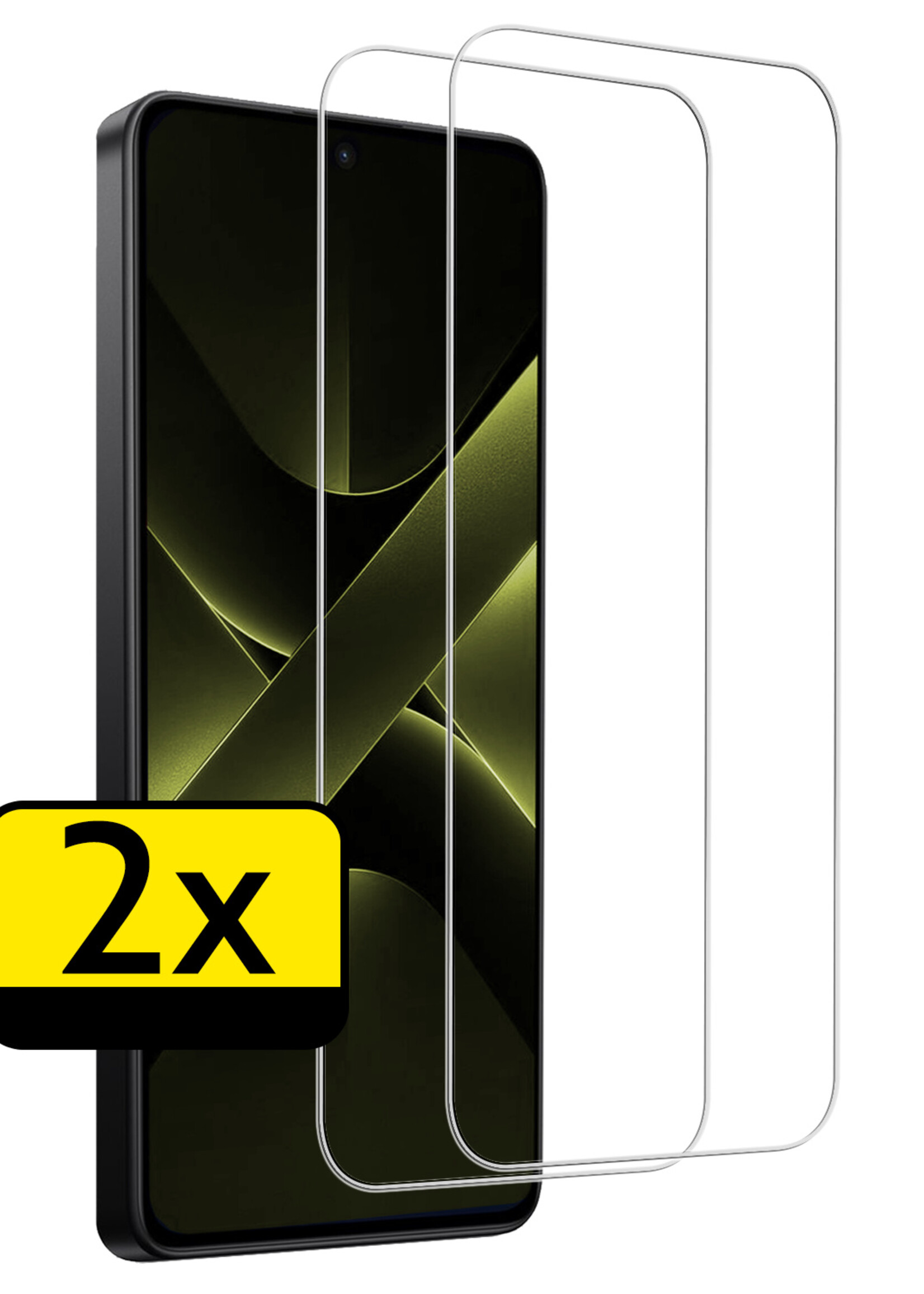 LUQ LUQ Xiaomi Poco X7 Pro Screenprotector Glas  - 2 PACK