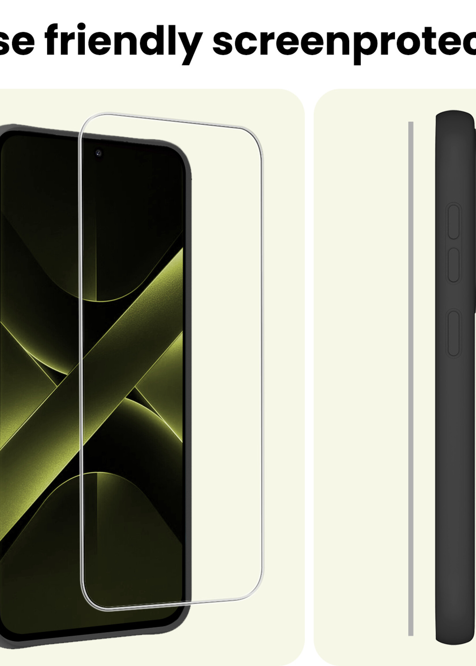 LUQ LUQ Xiaomi Poco X7 Pro Screenprotector Glas  - 2 PACK