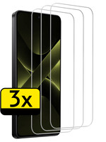LUQ LUQ Xiaomi Poco X7 Pro Screenprotector Glas  - 3 PACK