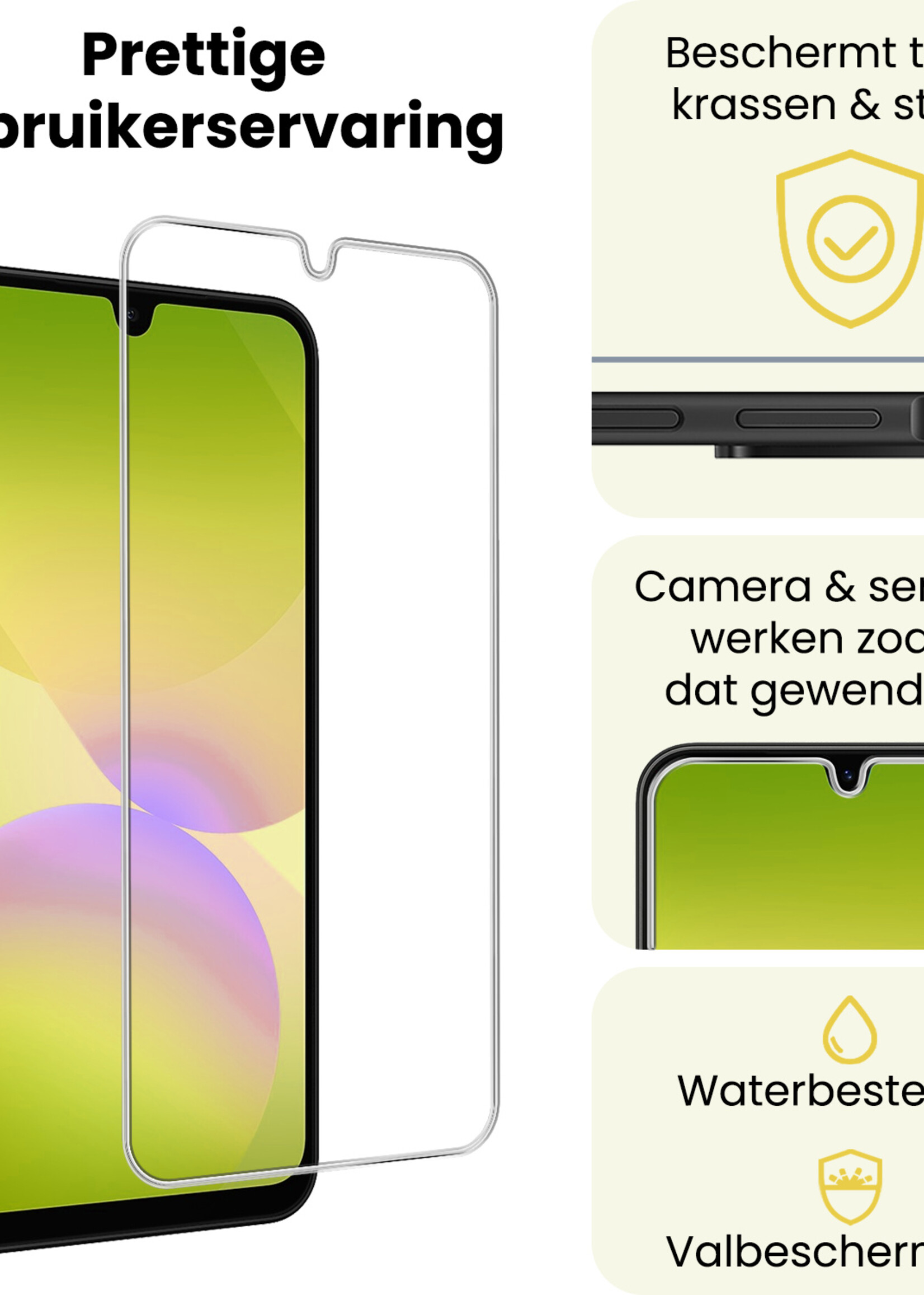 LUQ LUQ Samsung Galaxy A26 Screenprotector Glas