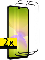 LUQ LUQ Samsung Galaxy A26 Screenprotector Glas Full Cover - 2 PACK