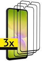 LUQ LUQ Samsung Galaxy A26 Screenprotector Glas Full Cover - 3 PACK