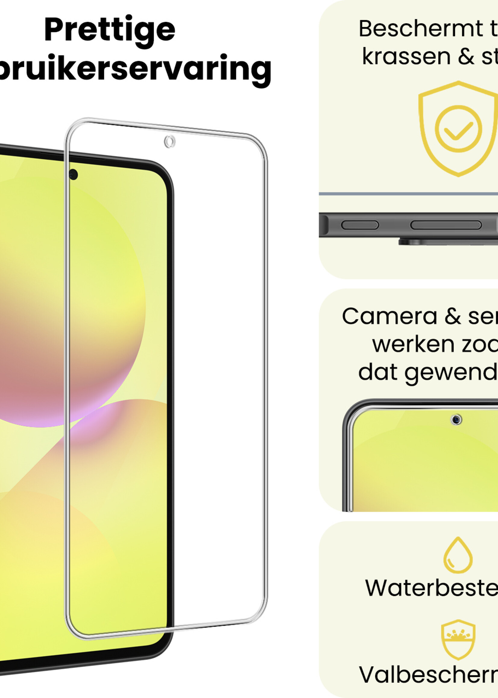 LUQ LUQ Samsung Galaxy A36 Screenprotector Glas