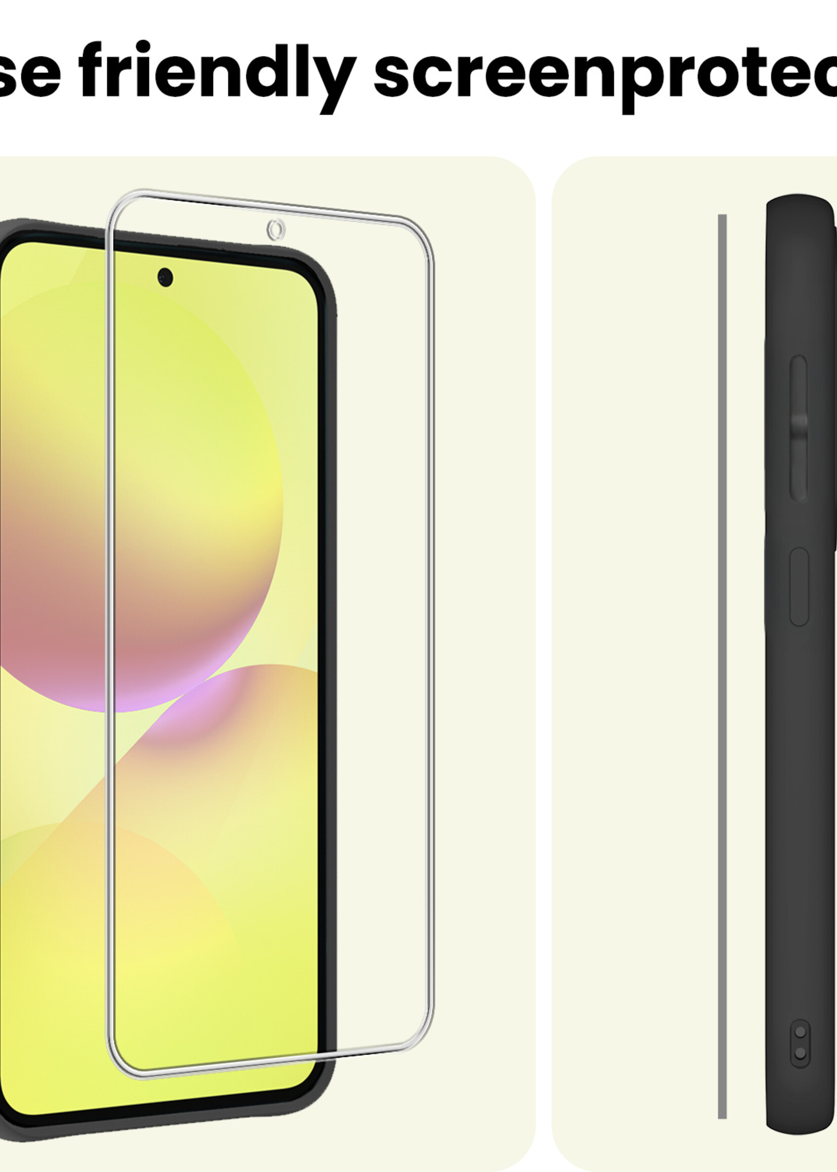 LUQ LUQ Samsung Galaxy A36 Screenprotector Glas - 2 PACK