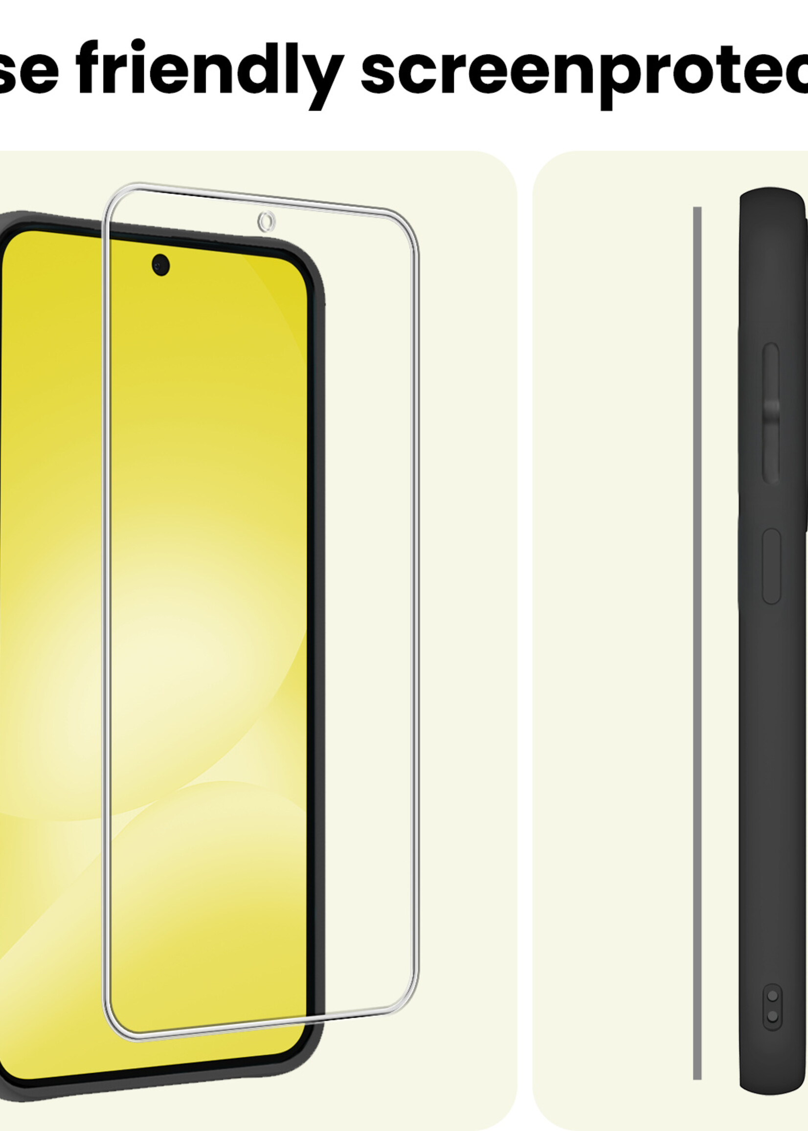 LUQ LUQ Samsung Galaxy A56 Screenprotector Glas