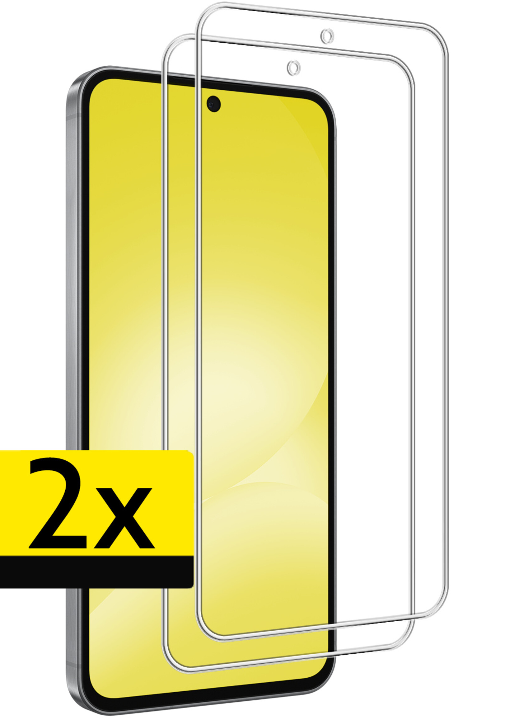 LUQ LUQ Samsung Galaxy A56 Screenprotector Glas - 2 PACK