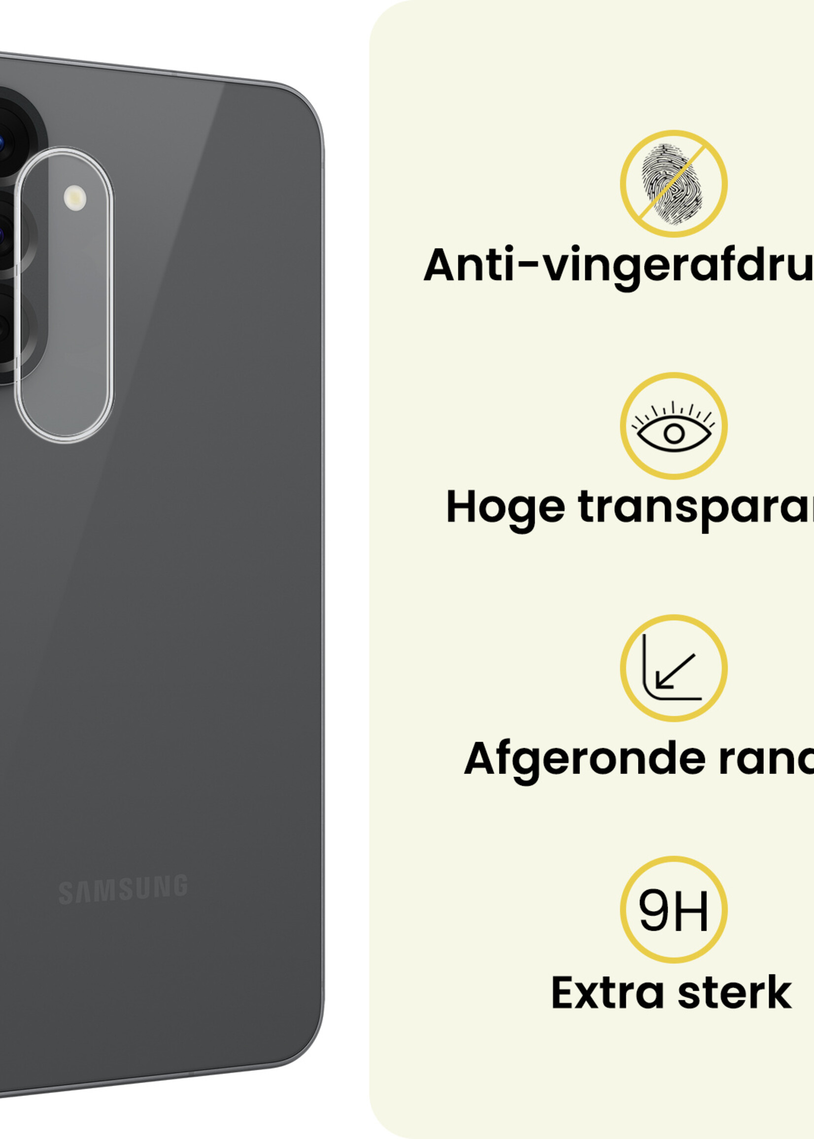 LUQ LUQ Samsung Galaxy A56 Camera Screenprotector - 2 PACK