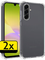 LUQ LUQ Samsung Galaxy A26 Hoesje Shockproof - Transparant - 2 PACK