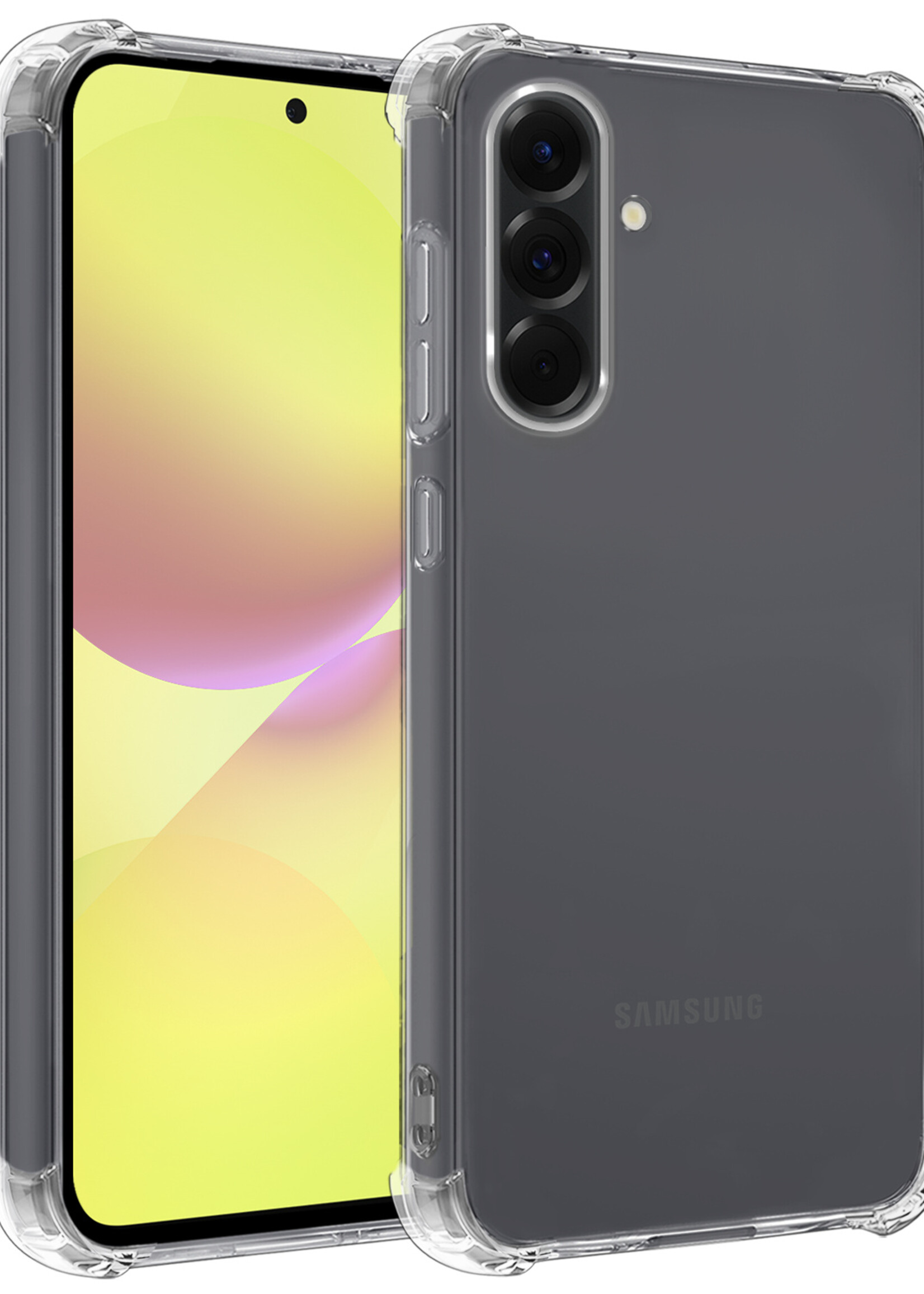 LUQ LUQ Samsung Galaxy A36 Hoesje Shockproof - Transparant