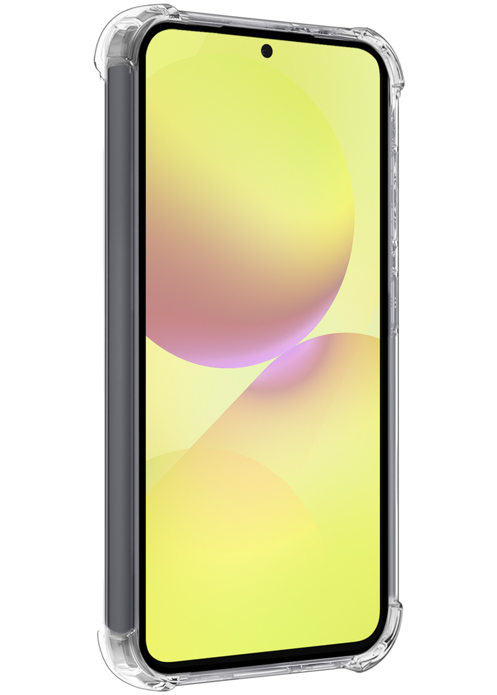 LUQ LUQ Samsung Galaxy A36 Hoesje Shockproof - Transparant - 2 PACK